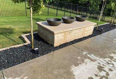 Tejas Gravel installed by Rockwall Stone Design