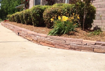 Colorado Flagstone made into edging...