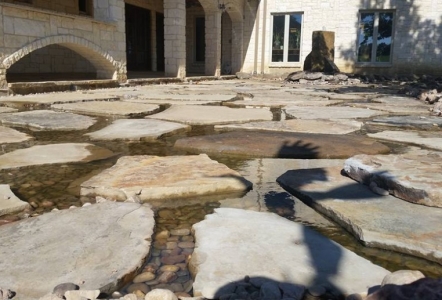 Another view of this amazing water patio!