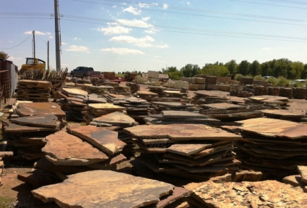 View of Variety of Oklahoma Slabs