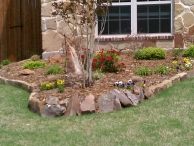 Oklahoma Ledge boarder with Moss Boulders