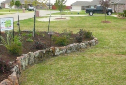 Moss Boulder edging