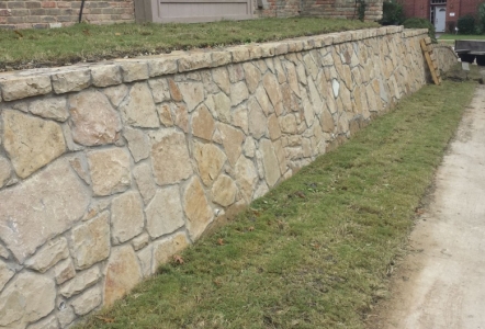 Millsap Builders Retaining Wall