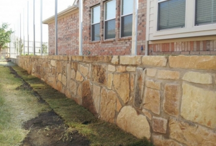 Oklahoma Builders Retaining Wall