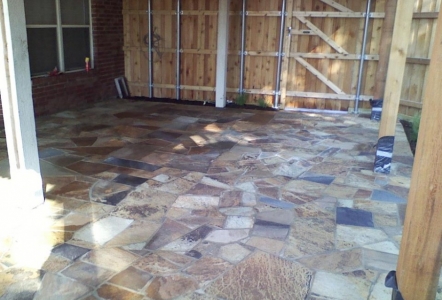 Oklahoma Flagstone Patio