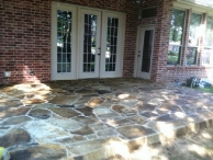 Oklahoma Flagstone patio