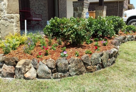 Moss Boulder Edging (view2)