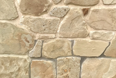 Millsap Builders top part buff mortar joints, bottom grey mortar joints